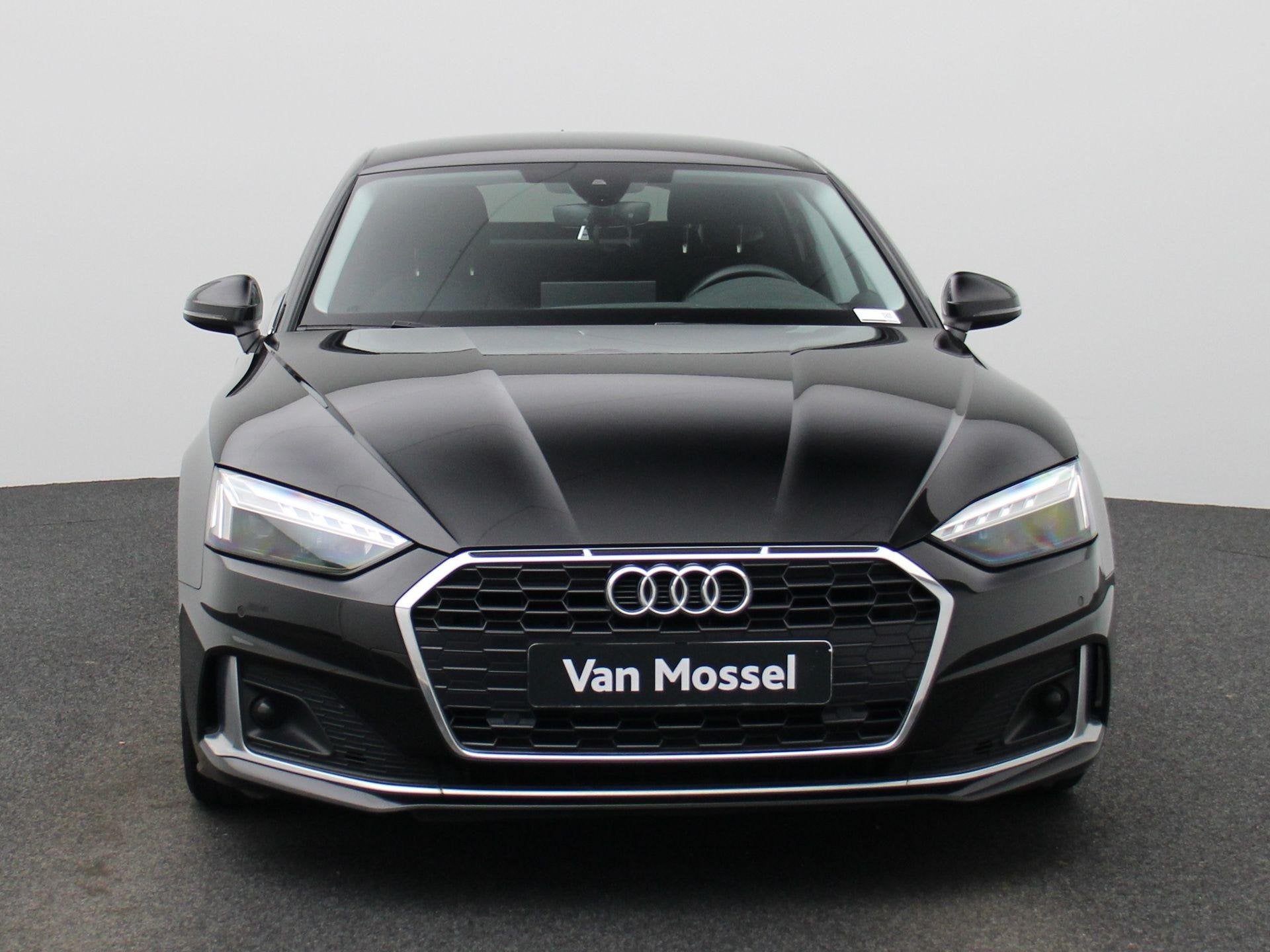 Audi A5 Sportback 30 TDI S tronic Bus Ed Advanced LEDER | LE, Auto's, 4 zetels, Stof, Gebruikt, Zwart