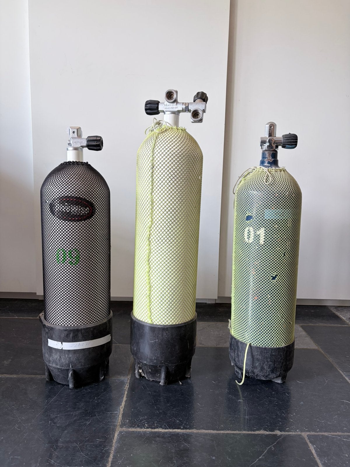 Duikflessen, Sports nautiques & Bateaux, Plongée, Enlèvement, Utilisé, Bouteille de plongée