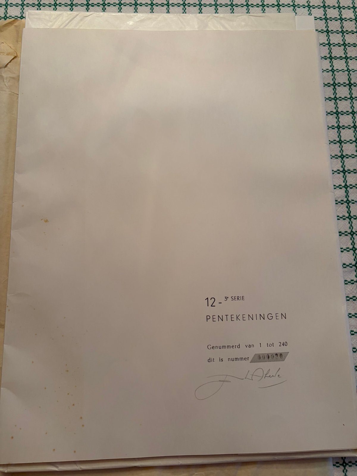 Pentekeningen Jos Van Den Abeele, Antiek en Kunst, Ophalen
