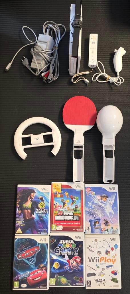 NINTENDO WII ZEER GROOT PAKKET MET VEEL EXTRA ERBIJ, Ophalen of Verzenden