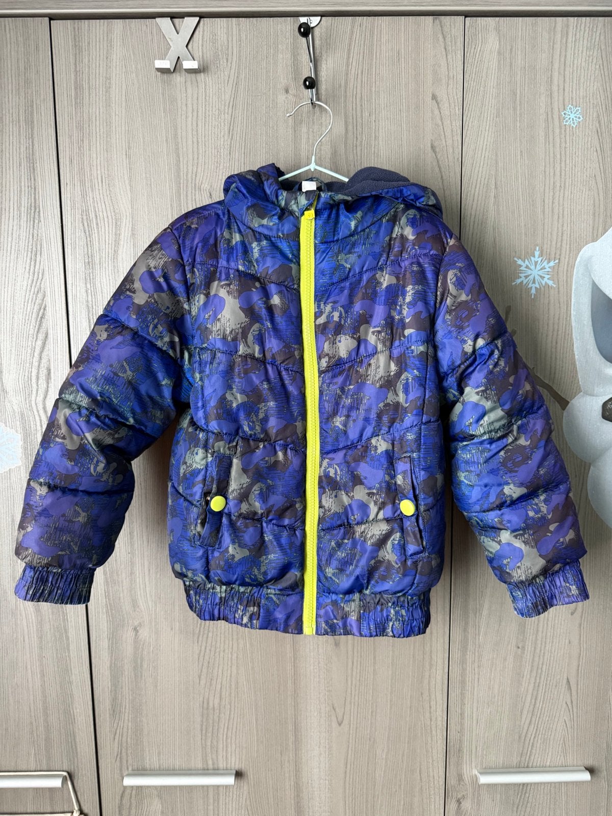 Warme winterjas maat 110/116, Kinderen en Baby's, Ophalen of Verzenden, Gebruikt, Jongen, Jas