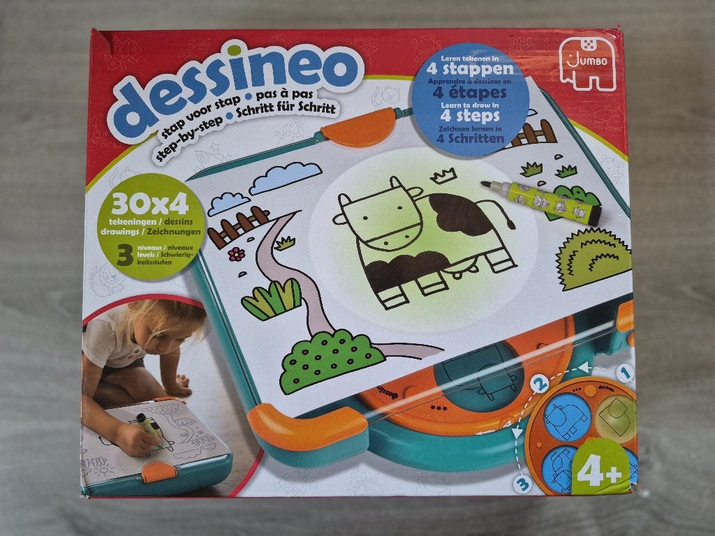 Dessineo met 30 sjablonen, Kinderen en Baby's, Ophalen of Verzenden, Zo goed als nieuw, Knutselen, Met licht