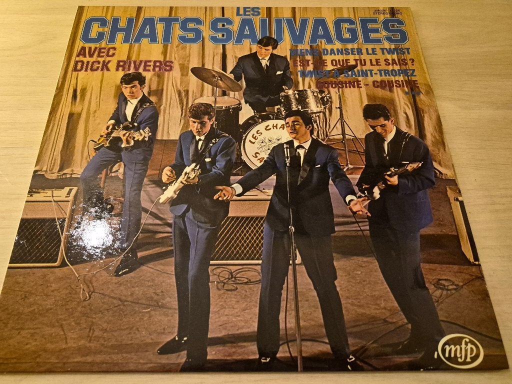 disque vinyl 33 tours les chats sauvages, Enlèvement ou Envoi, Comme neuf, Pop rock