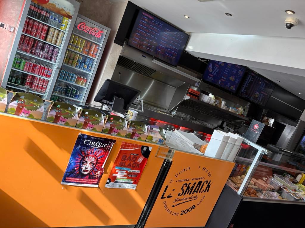 Fond de Commerce Snack Pita  Mons (Gare Saint Ghislain), Enlèvement, Snacks