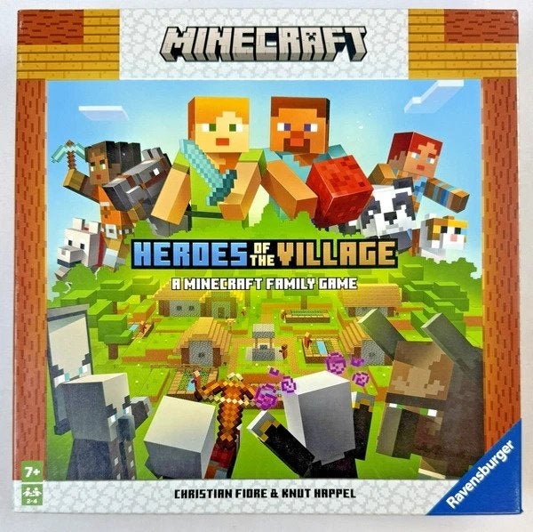 Ravensburger bordspel Minecraft Heroes of the Village spel, Hobby en Vrije tijd, Gezelschapsspellen | Bordspellen, Een of twee spelers