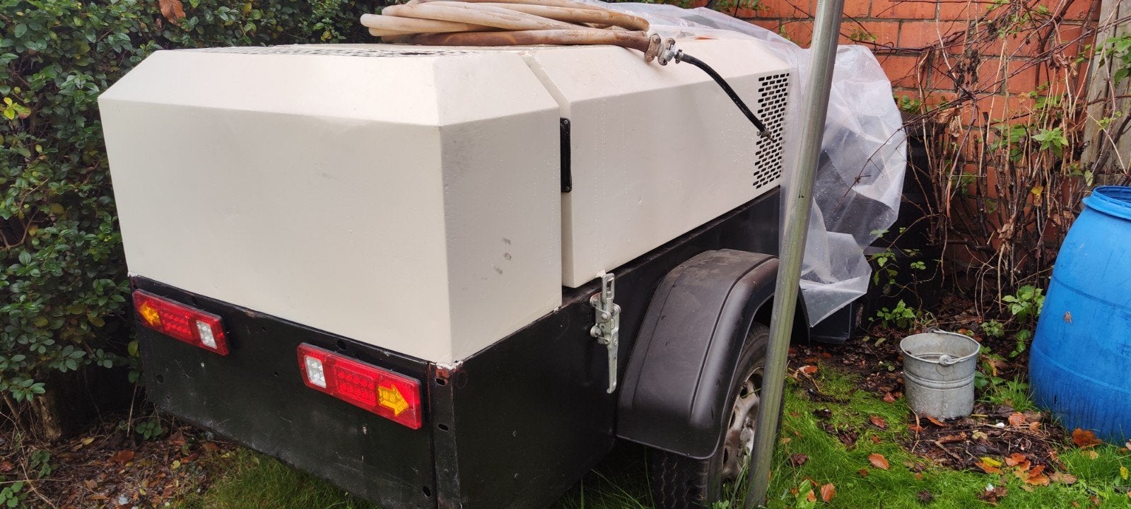 mobiele compressor Ingersoll rand, Doe-het-zelf en Bouw, Ophalen of Verzenden, Mobiel, Gebruikt, 800 liter/min of meer