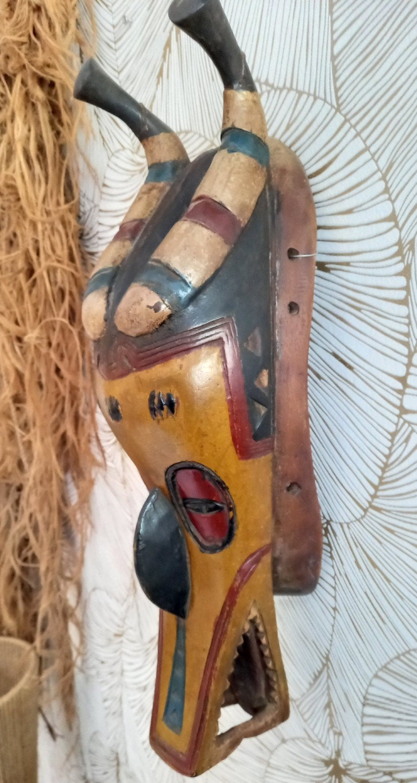 Afrikaans ZAMBLE masker Ivoorkust, Ophalen of Verzenden, Masker