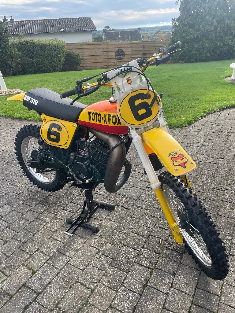 Suzuki RM370 motorfiets, Motoren, 370 cc, Occasion, Crossmotor, Handgeschakeld