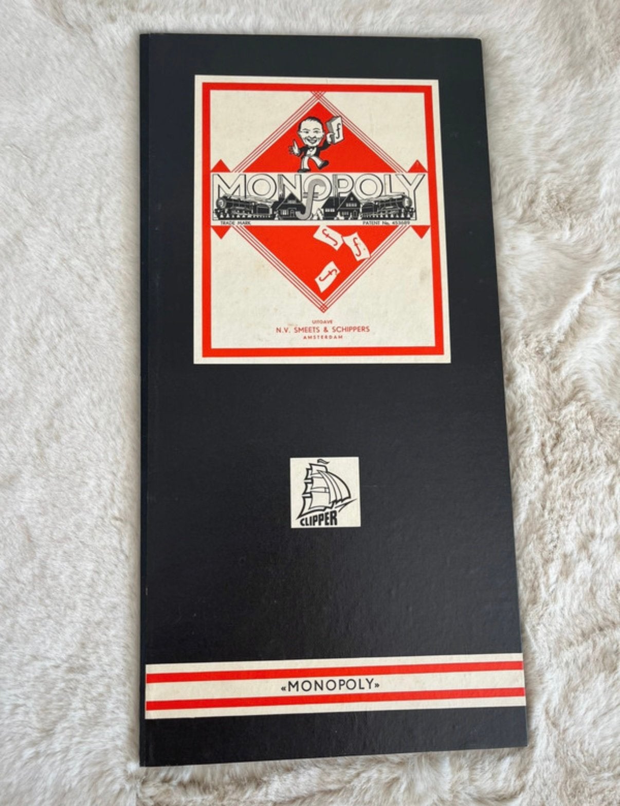 Vintage Monopoly – N.V. Smeets & Schippers – jaren ’50/’60, Hobby en Vrije tijd, Ophalen of Verzenden, Gebruikt