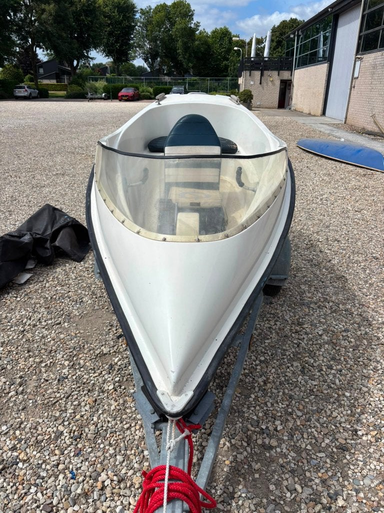 Fiets boot met trailer te koop, Watersport en Boten, 1.80 meter, Overige brandstoffen, 1 cm, 1 pk