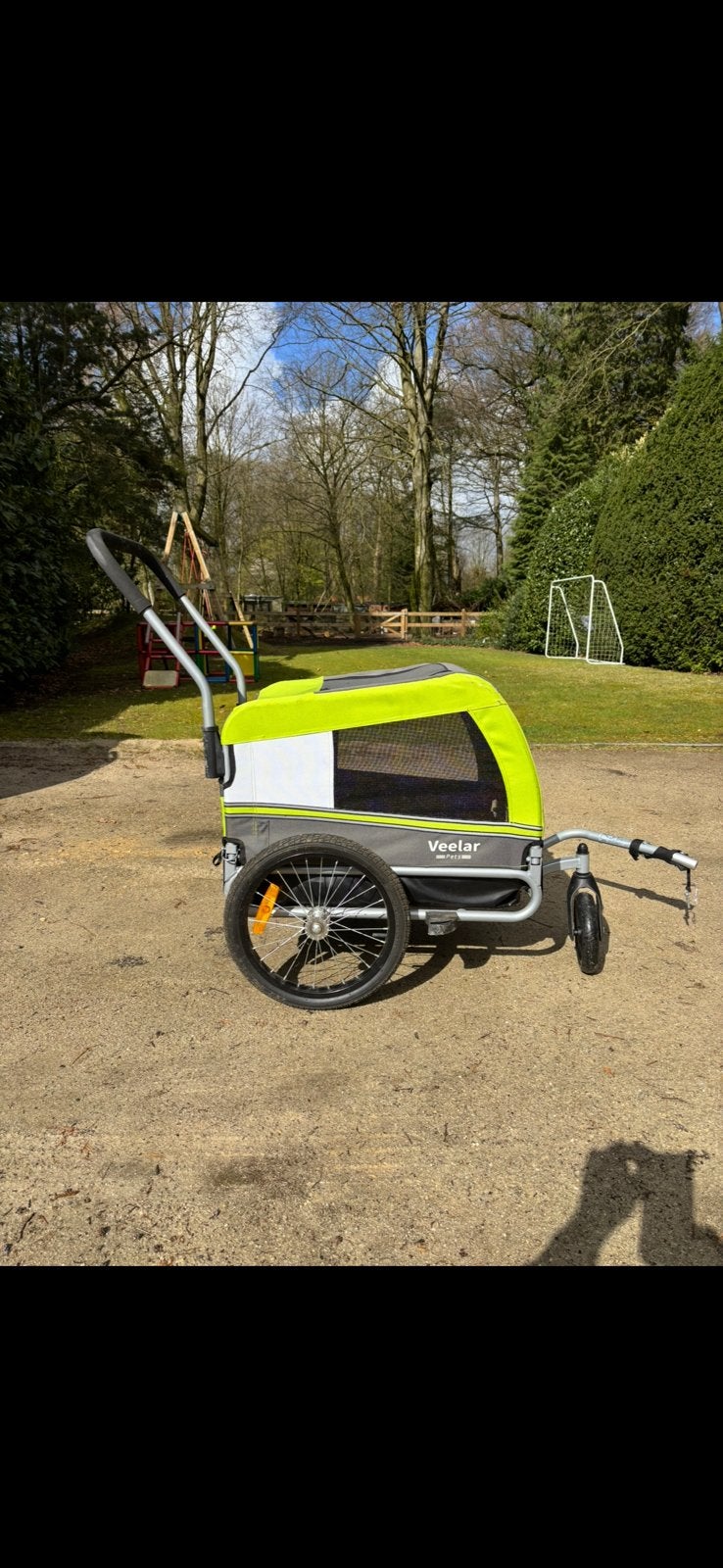 Veelar Pets 2-in-1 fietskar voor honden, Fietsen en Brommers, Fietsaccessoires | Aanhangwagens en Karren, Ophalen, Zo goed als nieuw