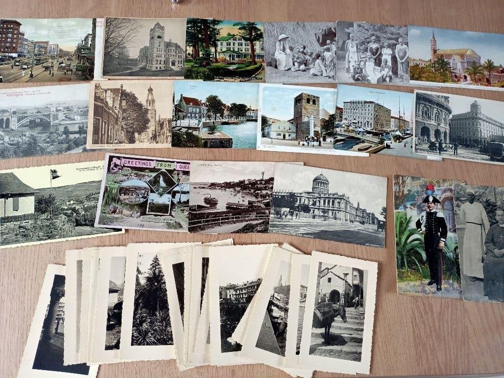 550 oude ZK buitenland, zonder Frankrijk, Verzamelen, Ophalen of Verzenden, Overig Europa