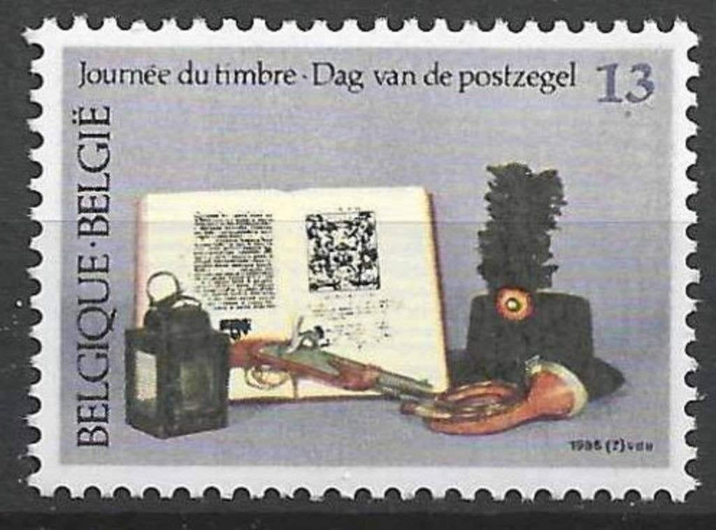Belgique 1986 - Yvert/OBP 2210 - Journée du timbre (PF), Envoi, Non oblitéré, Neuf