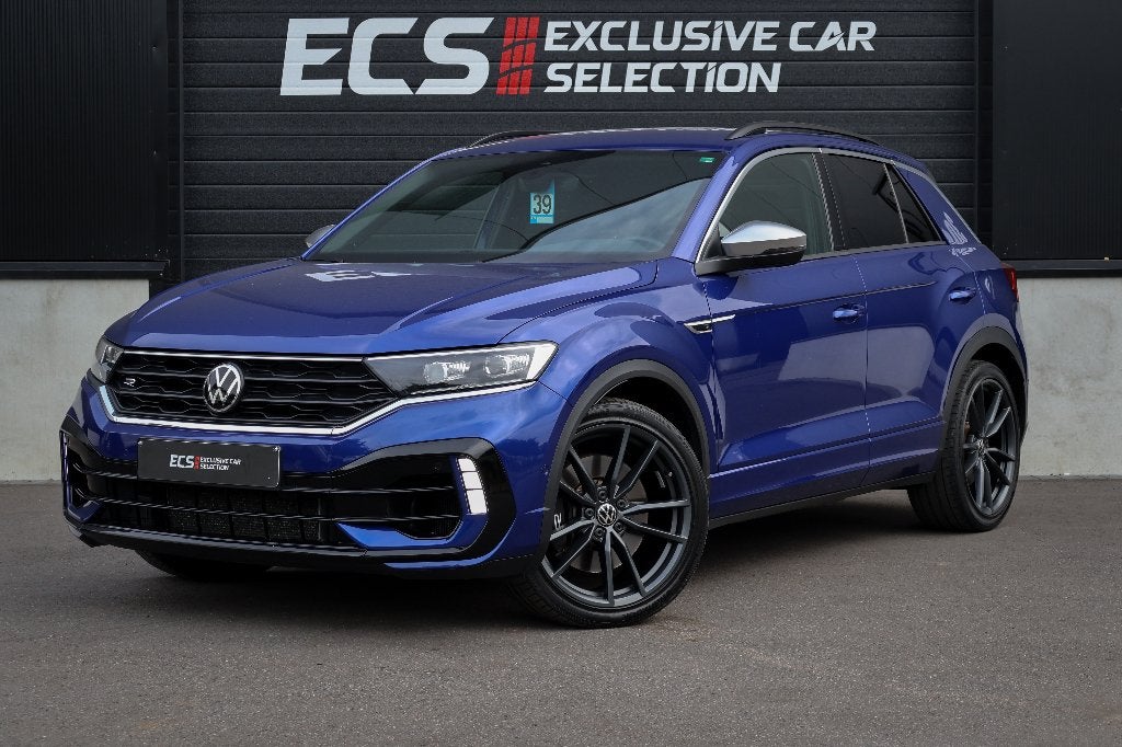 Volkswagen T-Roc R | 4 Motion | DSG | Akrapovic | Lapiz Blu, Dealer onderhouden, 4 cilinders, 1984 cc, Blauw