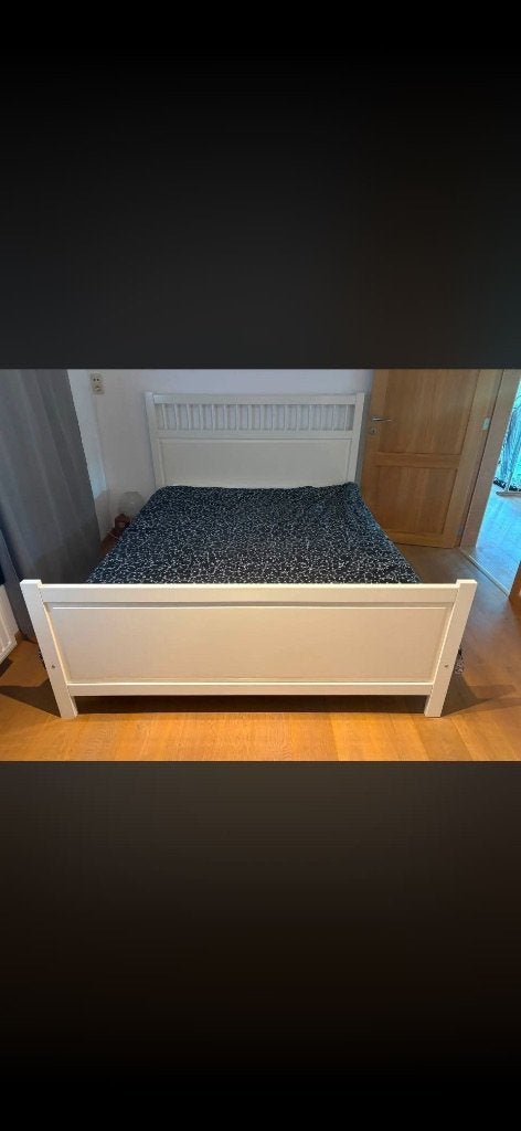 Lit IKEA Hemnes 160 x 200, Enlèvement, Utilisé, 200 cm, 160 cm