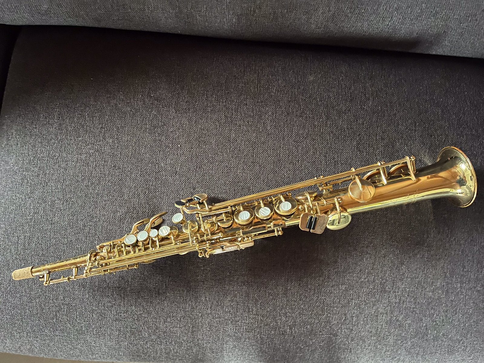 sopraansaxofoon Jupiter, Muziek en Instrumenten, Ophalen of Verzenden, Gebruikt, Sopraan, Met koffer