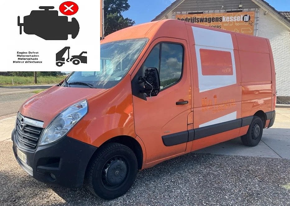 Opel Movano 2.3 DCi 107 kW Euro 6 L2H2 Airco Motorproblem, Auto's, Voorwielaandrijving, Stof, Gebruikt, 2500 kg