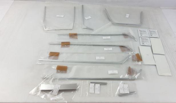 Chromen interieur accenten set 10 dlg. nieuw BMW X3 serie F2, -, Nieuw, Ophalen of Verzenden, -