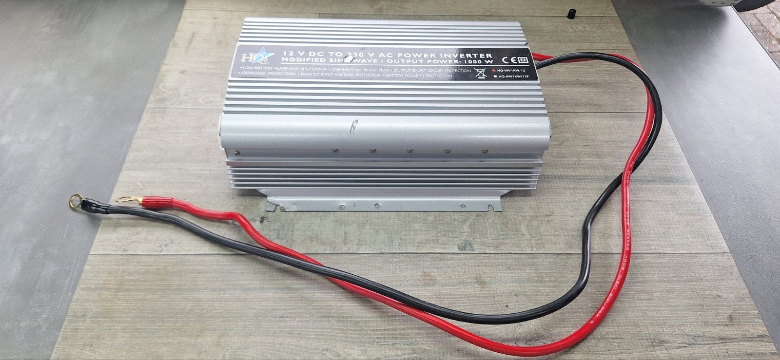 Omvormer 12V-->220V  1000W, Ophalen