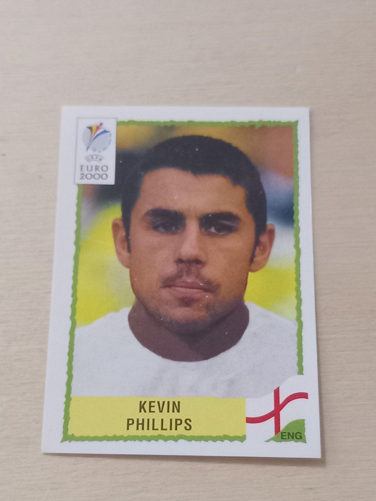 Panini Euro 2000 - Kevin Phillips, Ophalen of Verzenden, Nieuw, Sticker