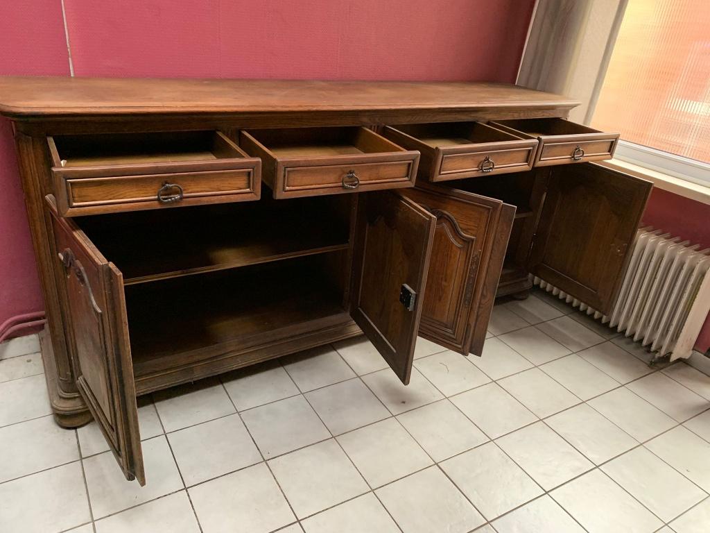 Dressoir in eik, Huis en Inrichting, Kasten | Dressoirs, Ophalen, Gebruikt, Met deur(en), Eikenhout