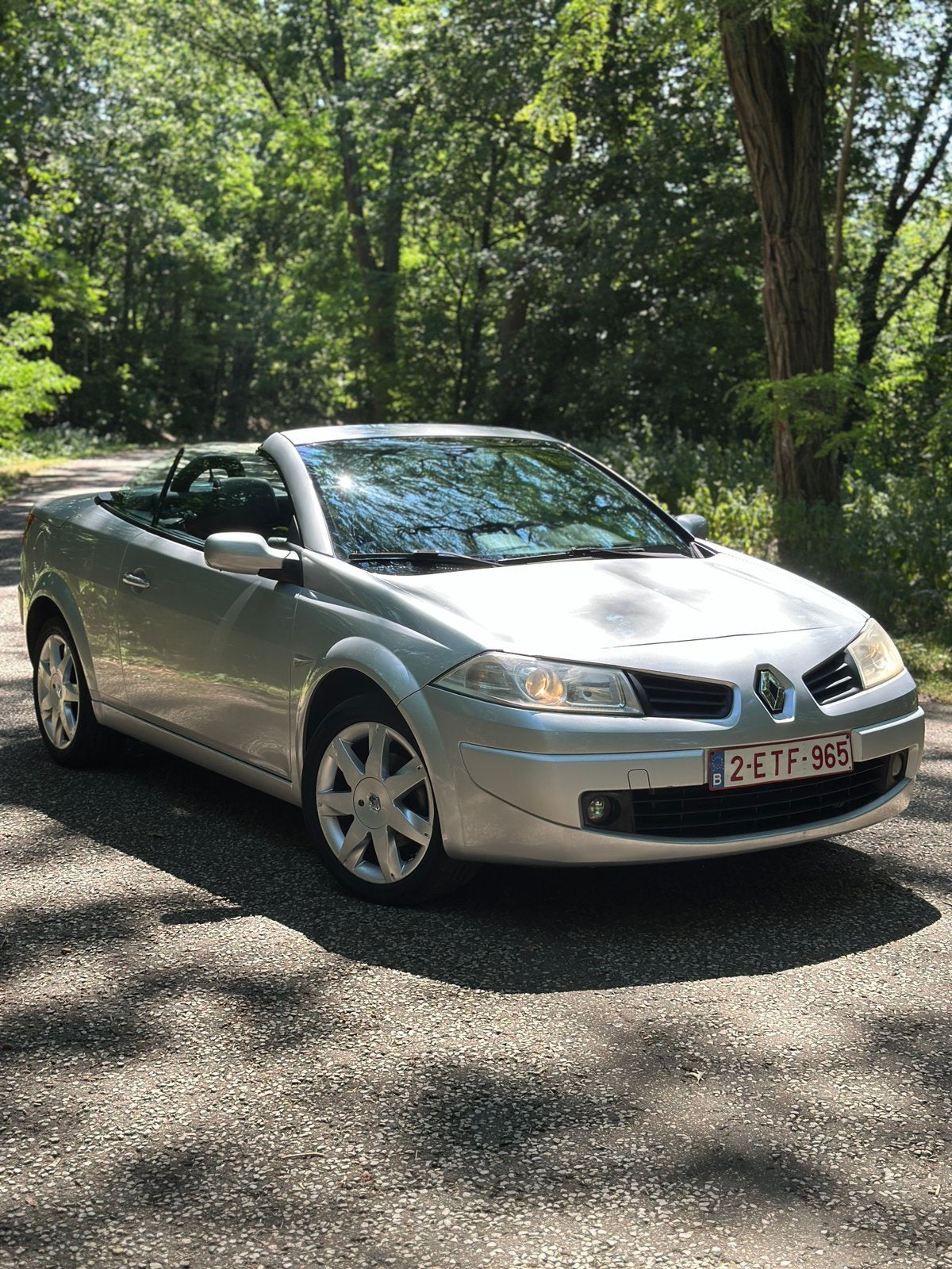 Renault megane /2006/PANO/CRUISE, Auto's, Renault, Voorwielaandrijving, Zwart, Cabriolet, Leder