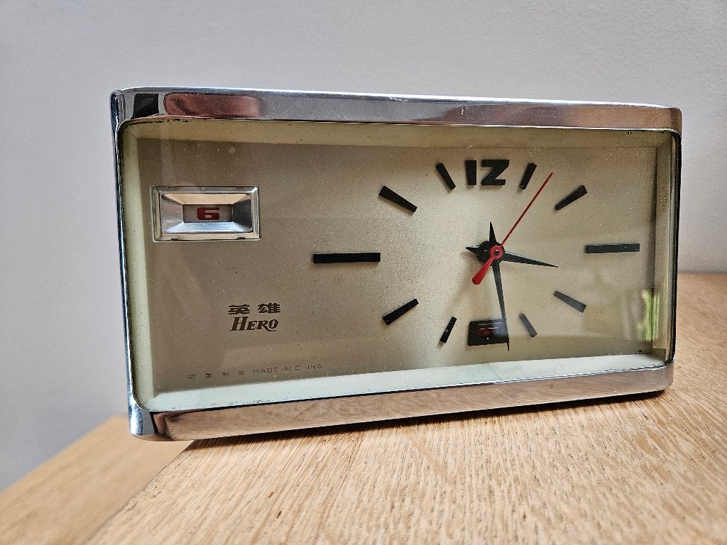 Réveil mécanique vintage - HERO, Enlèvement ou Envoi