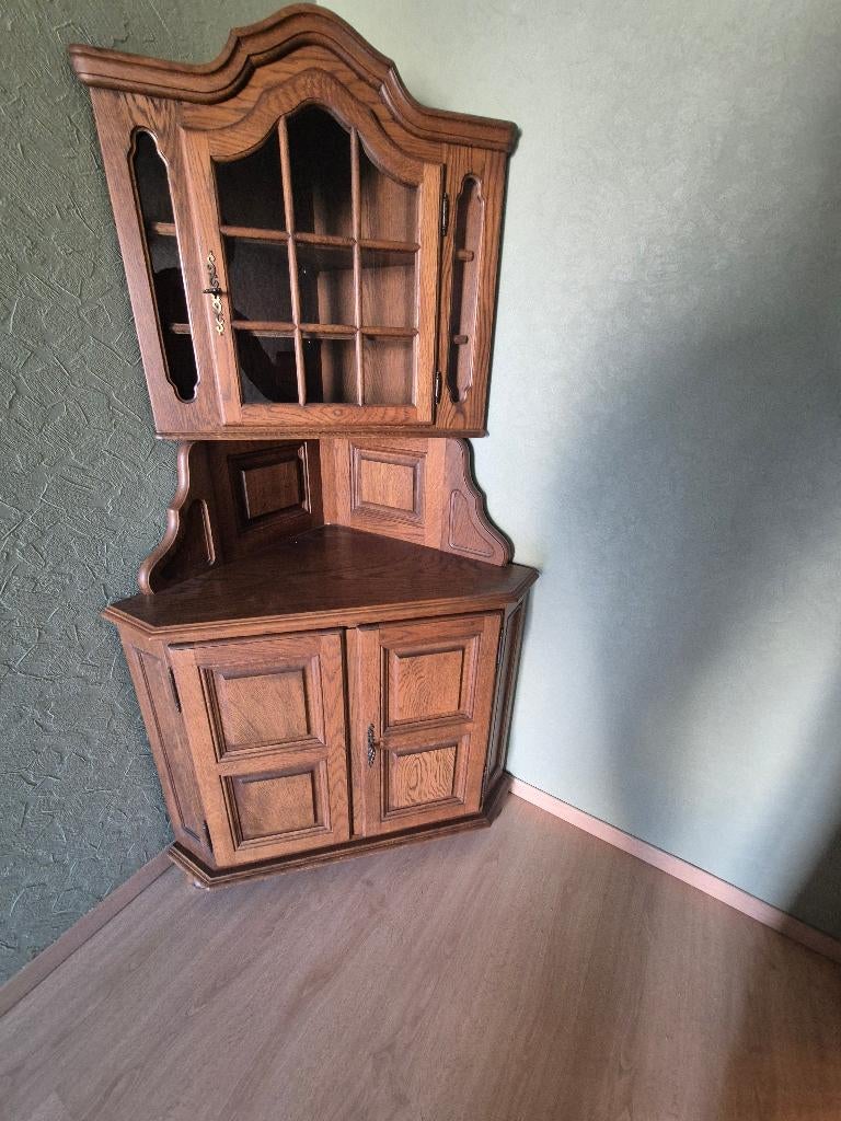 eiken hoekkast, Antiek en Kunst, Ophalen