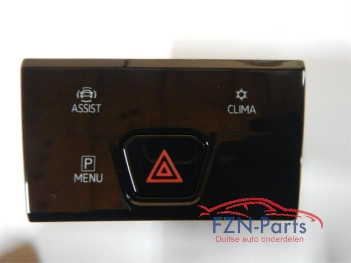 VW Golf 8 Dashboard Gevarenlichtschakelaar, Auto-onderdelen, Ophalen of Verzenden, Gebruikt