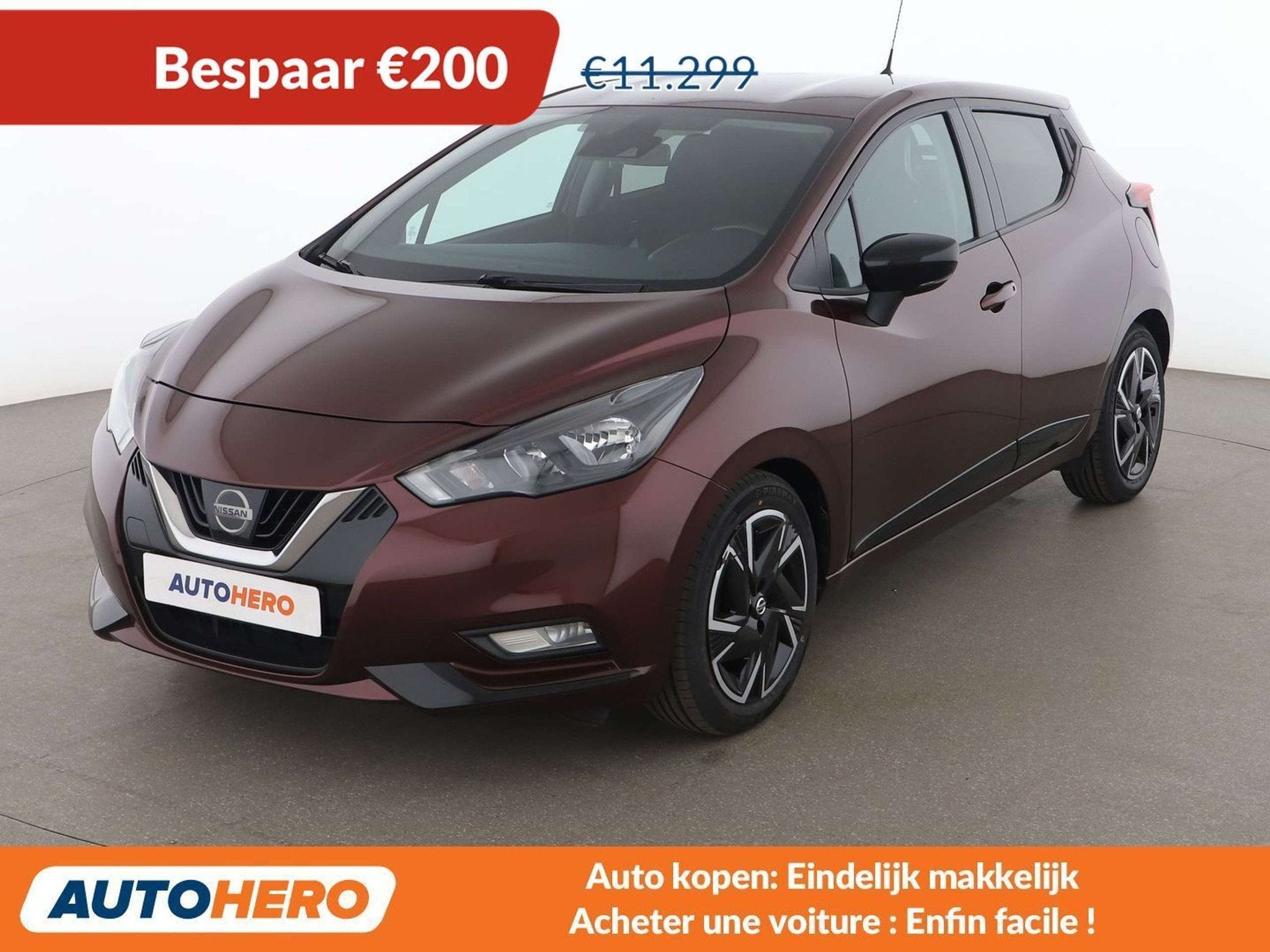 Nissan Micra 1.0 IG-T N-Design, Autos, Rouge, Achat, Euro 6, Boîte manuelle
