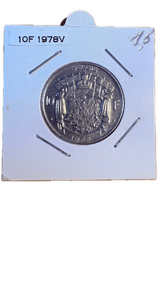 BAUDOUIN I : 10 FRANCS 1978V, Enlèvement ou Envoi