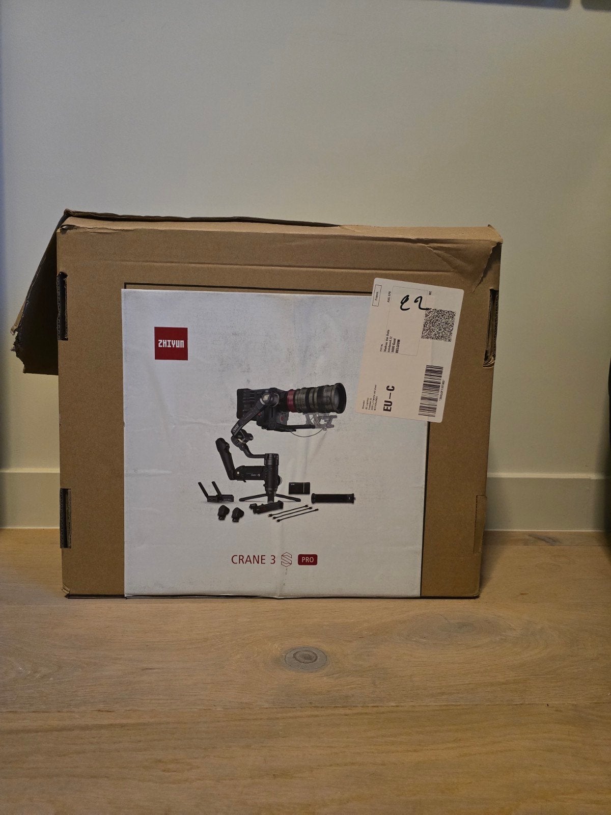 Zhiyun Crane 3S, Ophalen