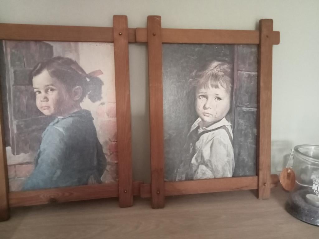 Kaders wenende kindjes, Maison & Meubles, Accessoires pour la Maison | Décorations murale, Enlèvement, Comme neuf