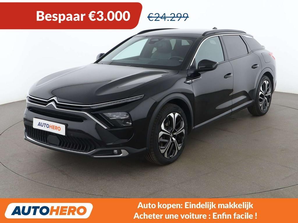 Citroën C5 X 1.6 Plug-in Hybrid Shine (bj 2022, automaat), https://public.car-pass.be/vhr/bd70e2f5-978b-4739-86e6-57a654b32229