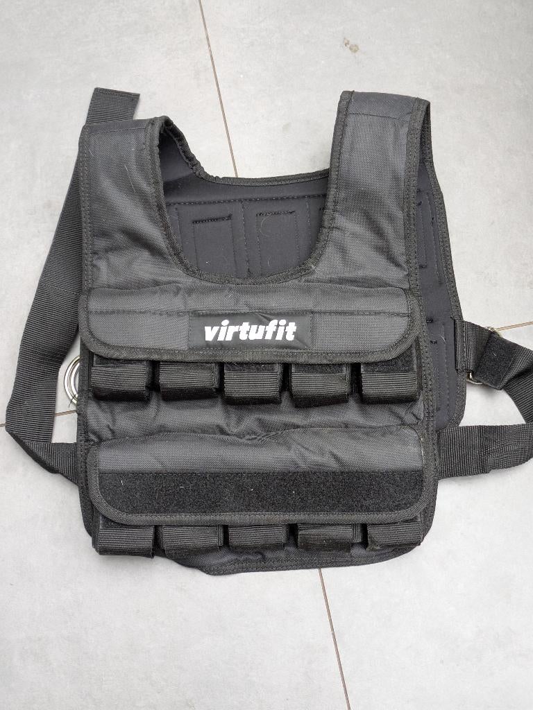 Virtufit gewichtsvest 20kg aanpasbaar, Sport en Fitness, Ophalen, Zo goed als nieuw, Buik, Overige typen