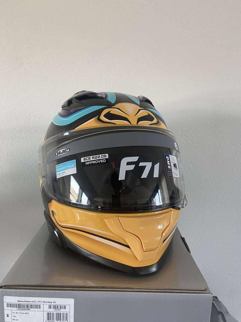 motor helm HJC Monkey DJ, HJC, Casque intégral, Enlèvement, Neuf, avec ticket