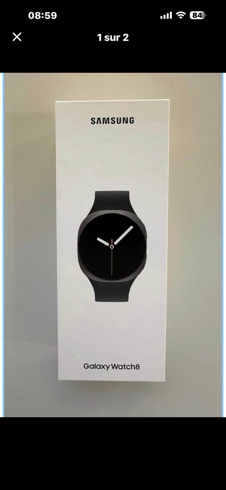 Samsung Galaxy Watch8 40mm - Noir NEUF!, Bijoux, Sacs & Beauté, Montres connectées, Enlèvement, Neuf