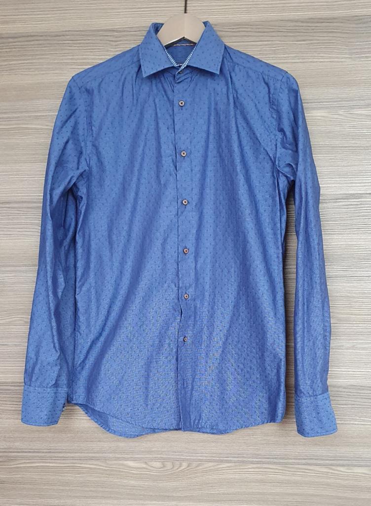Herenhemd, SOCI3TY, maat M, Ophalen of Verzenden, Nieuw, Blauw, SOCI3TY