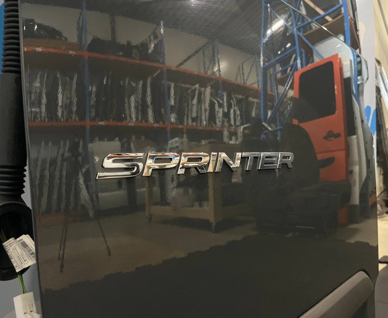 Mercedes Sprinter W907 achterdeur links grijs A9077405100, Arrière, -, Utilisé, Porte