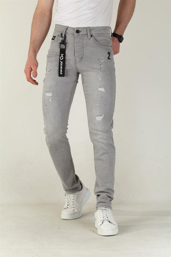 Marshall Denim Jeans ~NIEUW~ [6] Maat 34, Enlèvement ou Envoi, Neuf, Gris, W33 - W34 (confection 48/50)