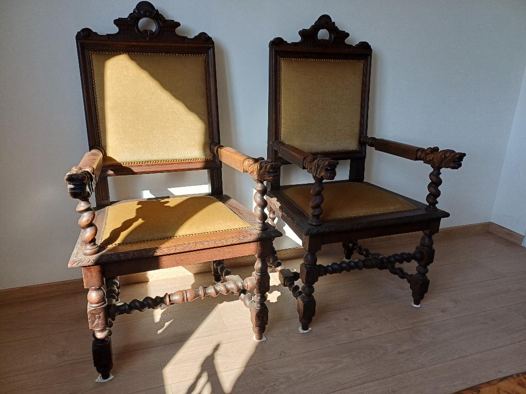 anciennes fauteuil francaises 19e siecle, Antiquités & Art, Enlèvement