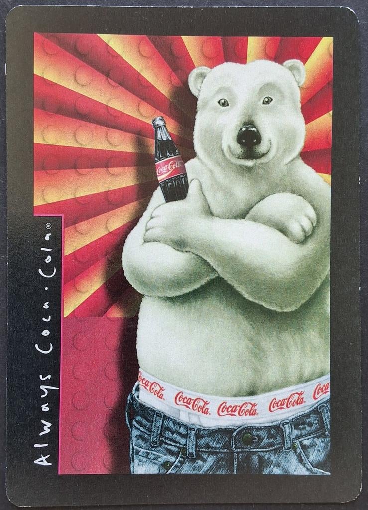 1 Speelkaart  Coca Cola, Ophalen of Verzenden