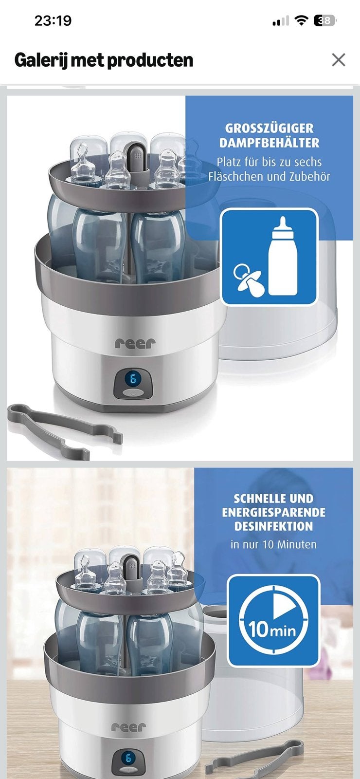 Grand atomiseur Reer VapoMax, espace pour 6 bouteilles, Enlèvement, Comme neuf
