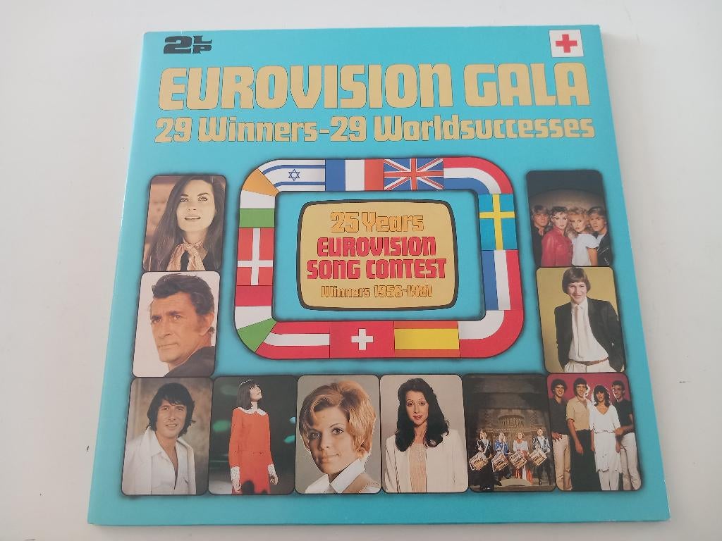 Vinyl 2LP Eurovision Gala Eurosong Pop Disco 60s 70s ABBA, Cd's en Dvd's, Ophalen of Verzenden, 12 inch, Pop