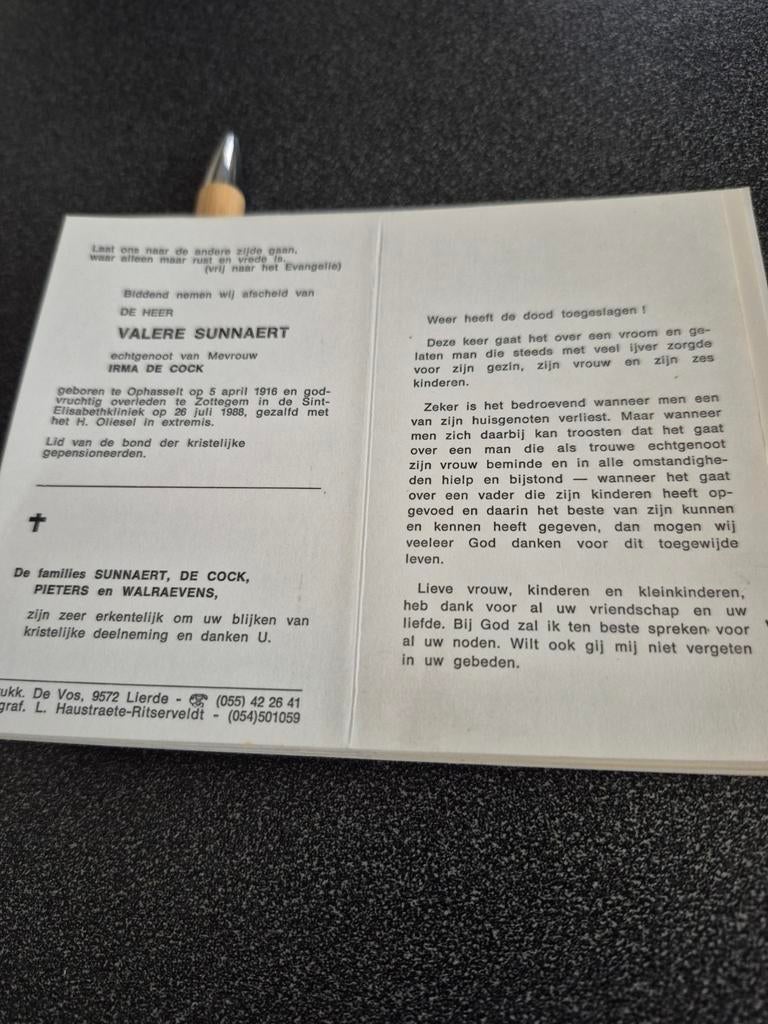 Bidprentjes Ophasselt, Ophalen of Verzenden