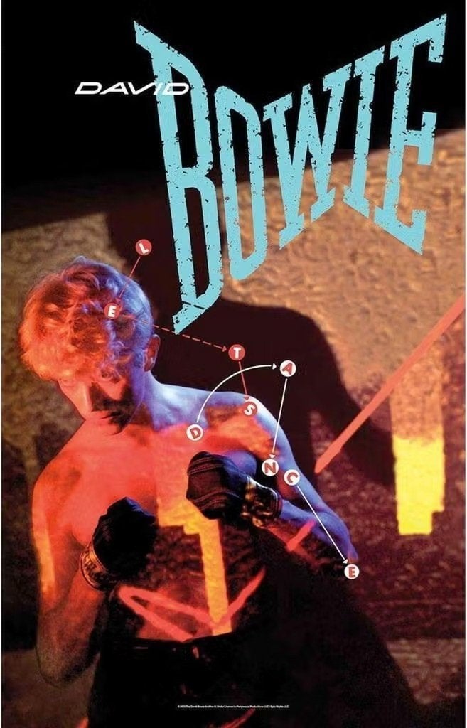 David Bowie - Lets Dance Textielposter officiële merchandise, Verzamelen, Ophalen of Verzenden, Nieuw