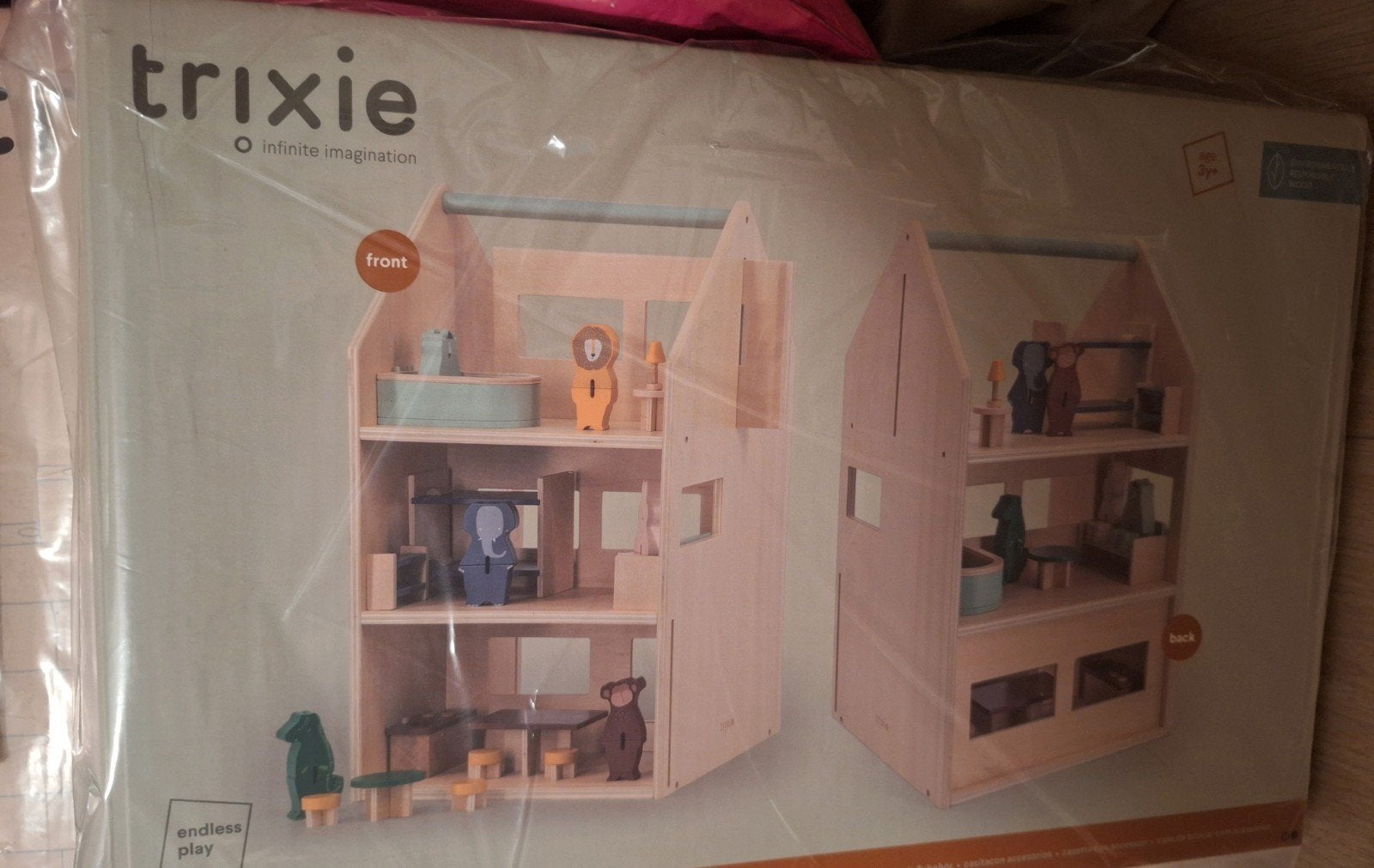Houten speelhuisje Trixie, Ophalen