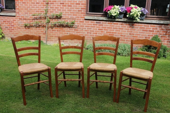 Chaises en hêtre, Enlèvement, Comme neuf, Bois, Quatre