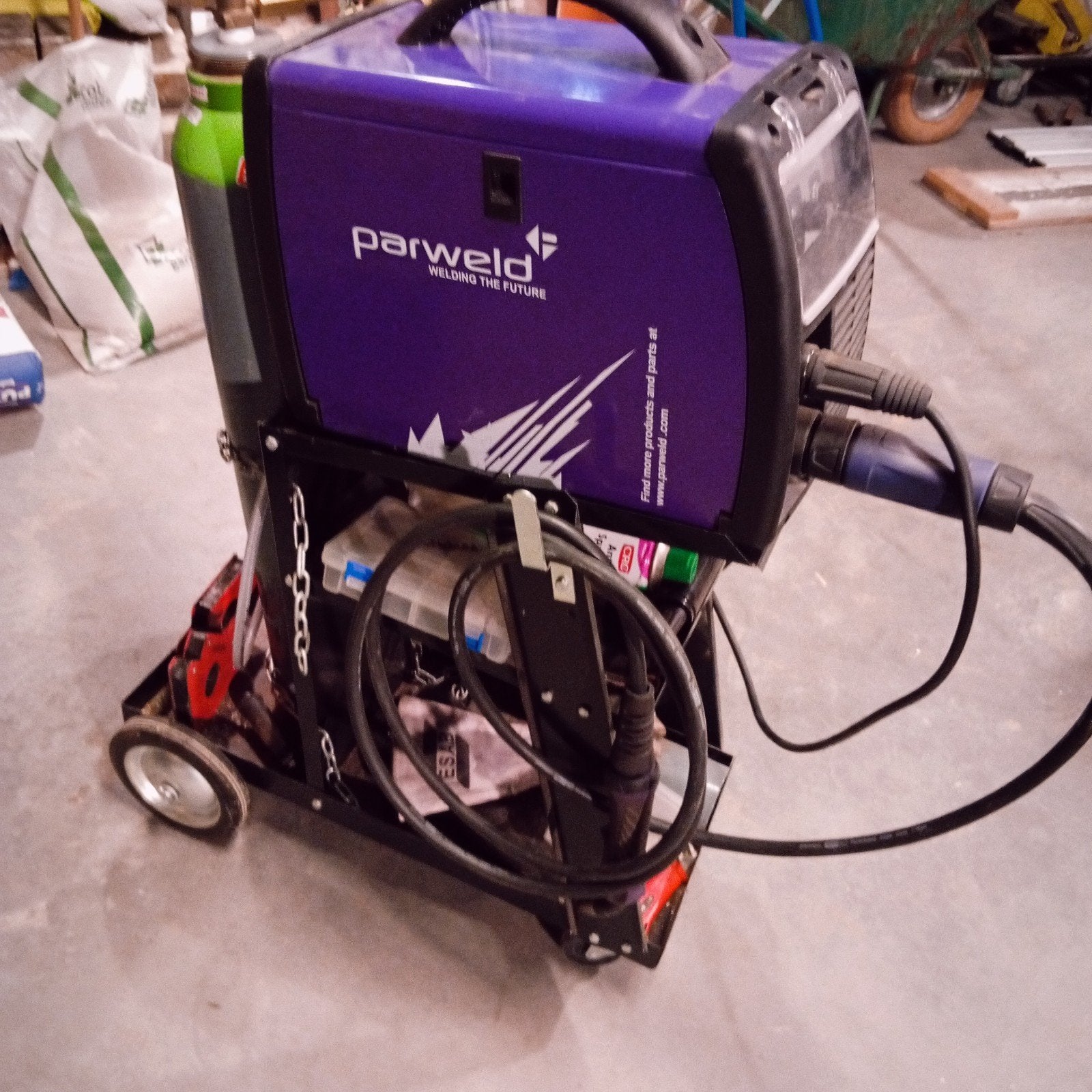 halfautomaat MIG MAG PARWELD xtm 200i, Doe-het-zelf en Bouw, Ophalen