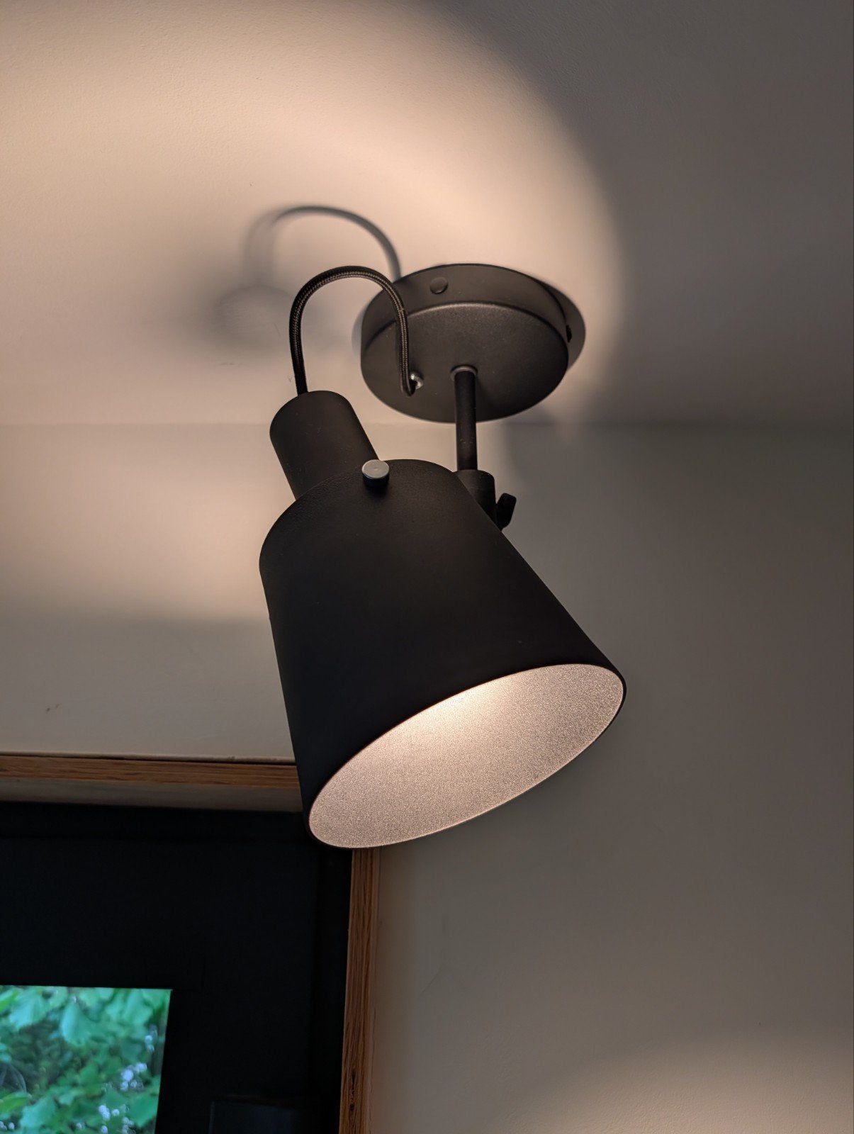 Lampe en métal noir, Enlèvement ou Envoi